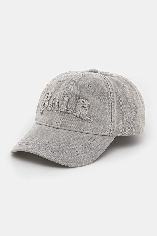 BALR. șapcă de baseball din denim bumbac gri B6110.1082