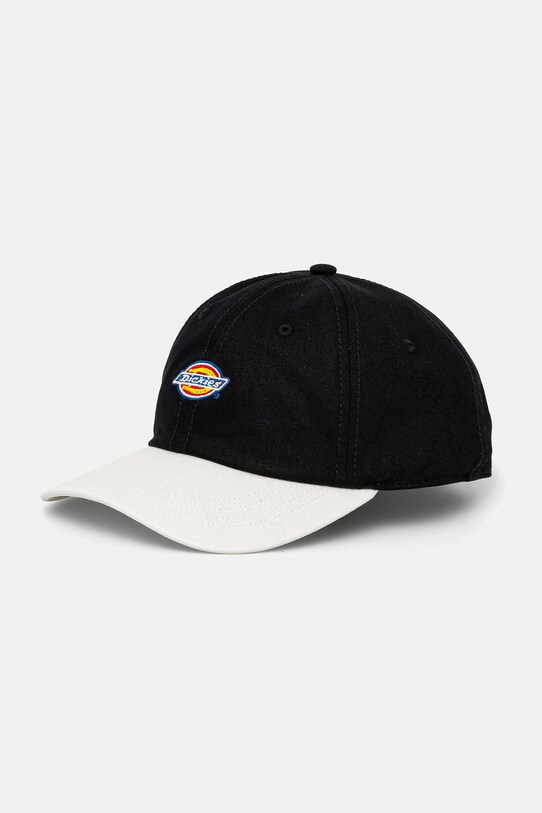 Бавовняна бейсболка Dickies бавовна чорний DK0A4Z6LBLK1