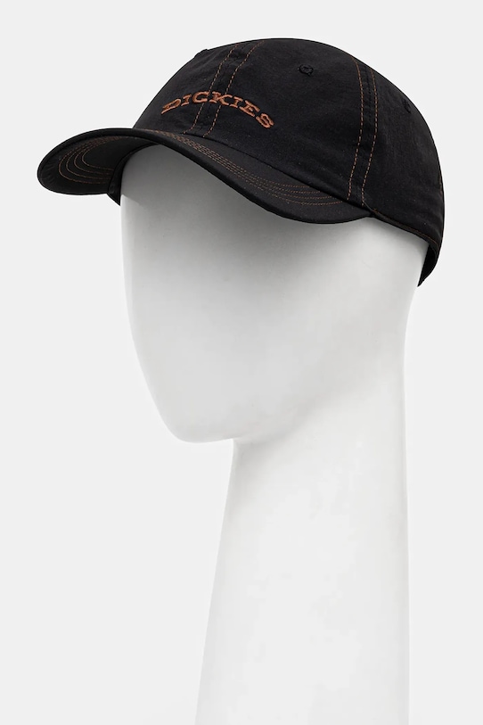 Dickies baseball cap Wilsall Cap Black applique black DK0A4Z6PBLK1