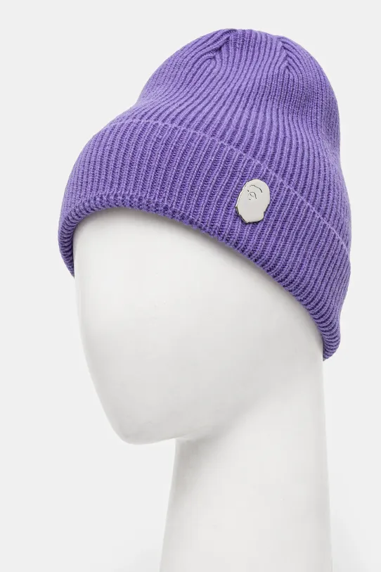 Accesorii A Bathing Ape caciula de lana One Point Knit 1K80181304 violet