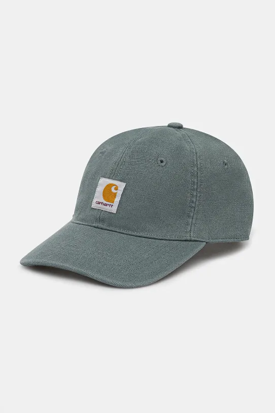 Бавовняна бейсболка Carhartt WIP Icon Cap бавовна зелений I033359.2M2XX
