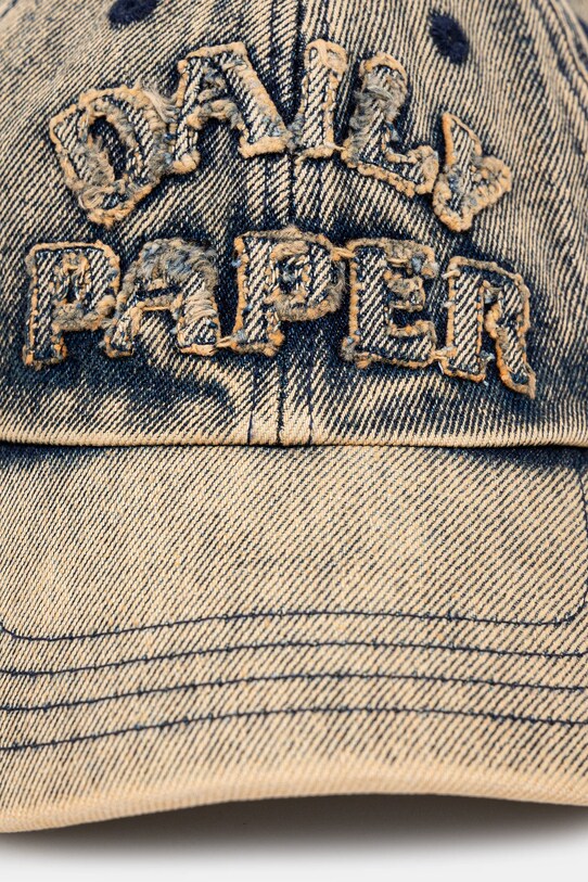 Daily Paper denim baseball cap Dias Arch Stack Denim Cap 2511168 beige SS25
