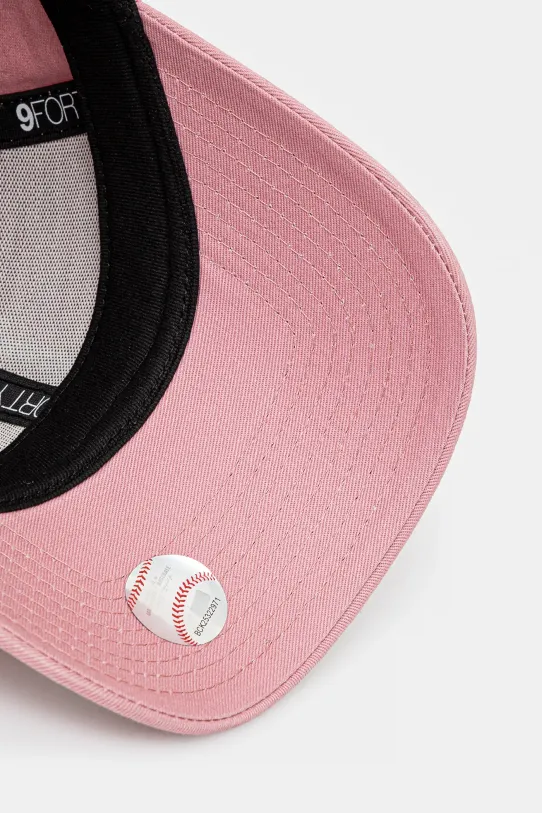 New Era berretto da baseball in cotone rosa 60595170