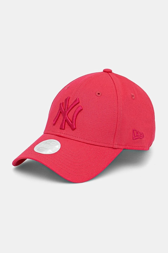 Bavlněná baseballová čepice New Era bavlna růžová 60595168