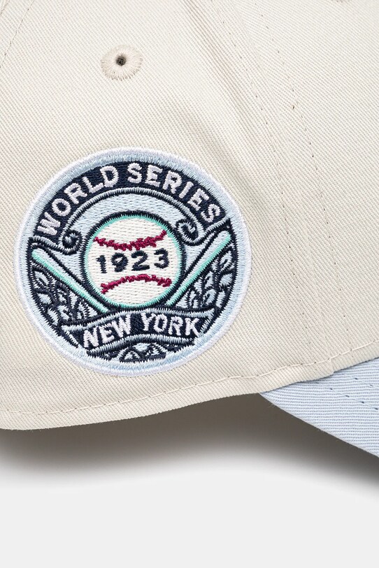 New Era berretto da baseball in cotone 60595222 beige SS25