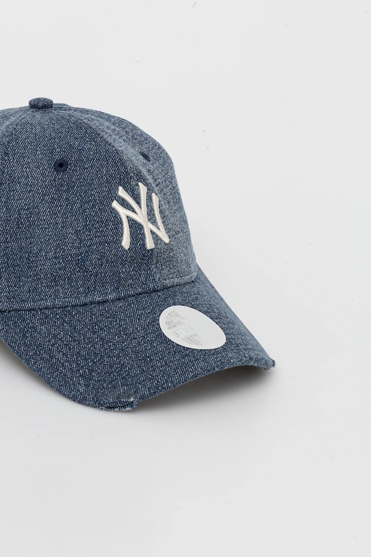 Akcesoria New Era czapka z daszkiem bawełniana 60595375 granatowy
