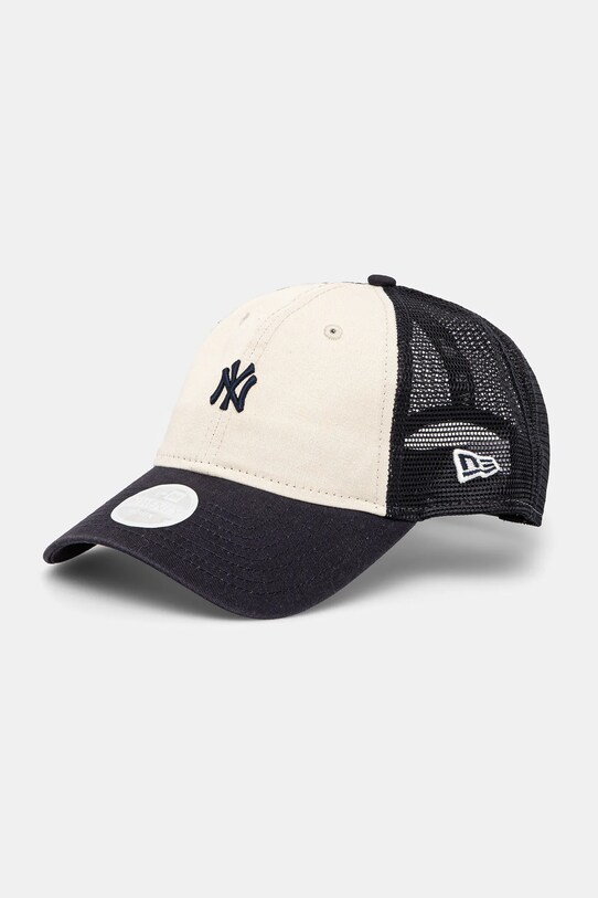 Bavlněná baseballová čepice New Era bavlna námořnická modř 60595371
