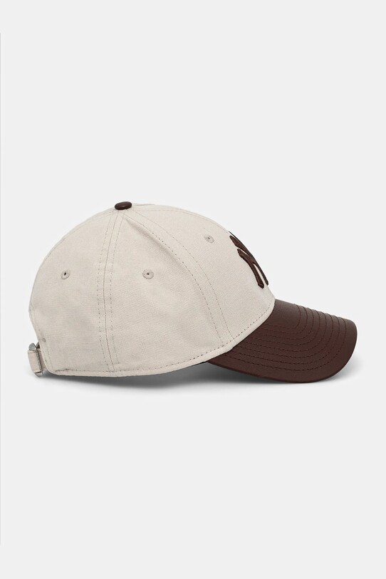 Αξεσουάρ Βαμβακερό καπέλο του μπέιζμπολ New Era 60595387 μπεζ