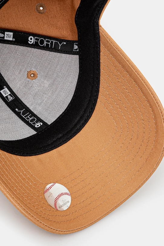 Bavlněná baseballová čepice New Era hnědá 60595155
