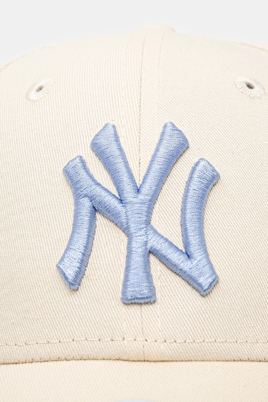 New Era czapka z daszkiem bawełniana 60595171 beżowy SS25