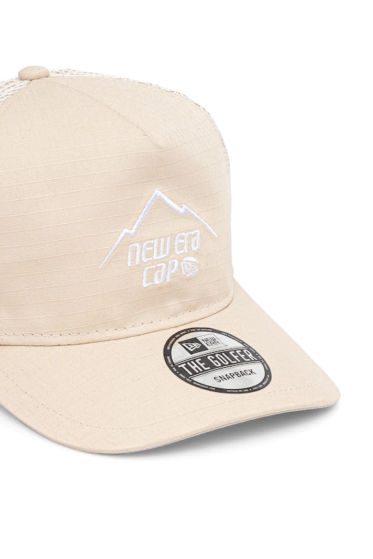 Bavlněná baseballová čepice New Era 60595149 béžová SS25