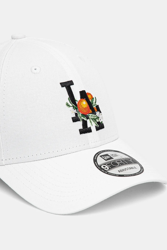 Bavlněná baseballová čepice New Era 60595429 bílá SS25
