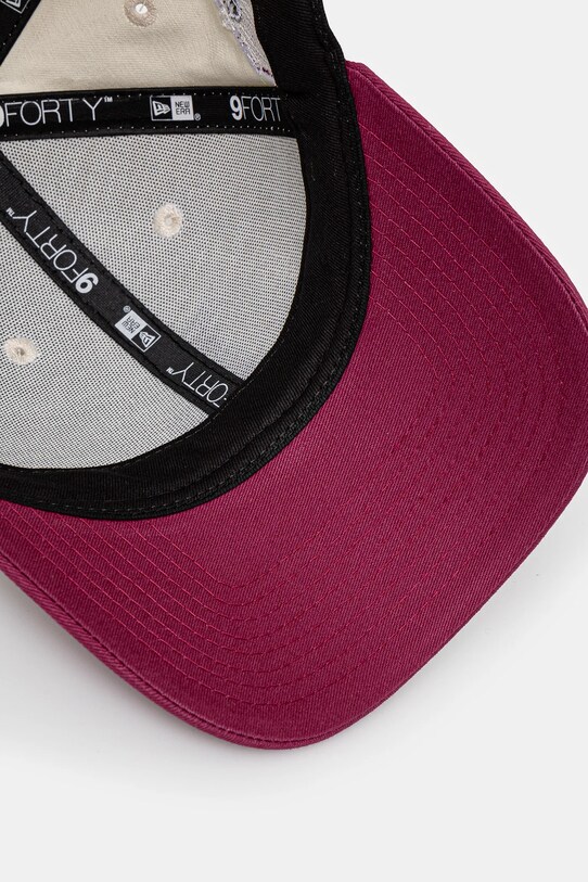 New Era șapcă de baseball din bumbac bej 60595243