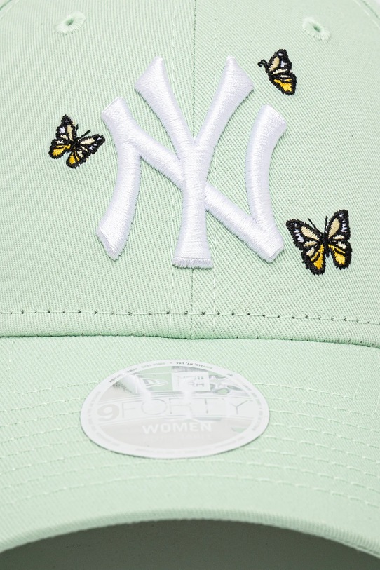 Bavlněná baseballová čepice New Era 60595343 zelená SS25