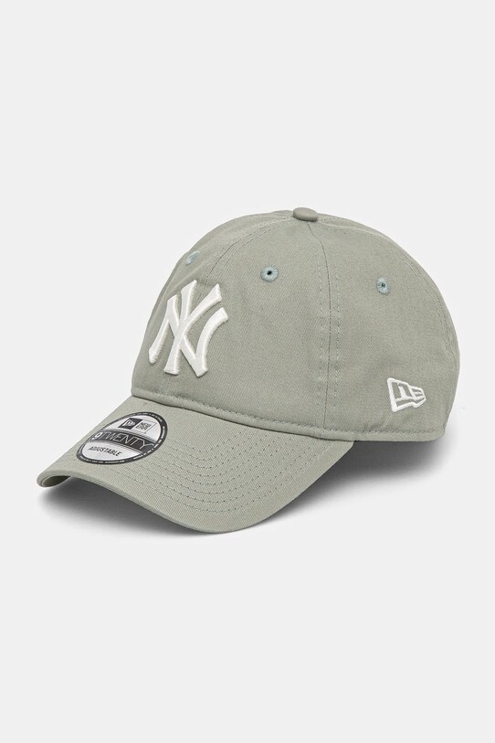 Bavlněná baseballová čepice New Era bavlna zelená 60595475