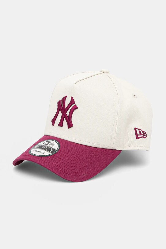 New Era șapcă de baseball din bumbac bumbac bej 60595241