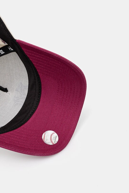 New Era șapcă de baseball din bumbac bej 60595241