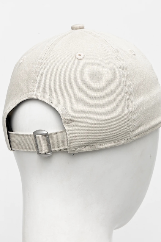 Akcesoria New Era czapka z daszkiem bawełniana 60595355 beżowy