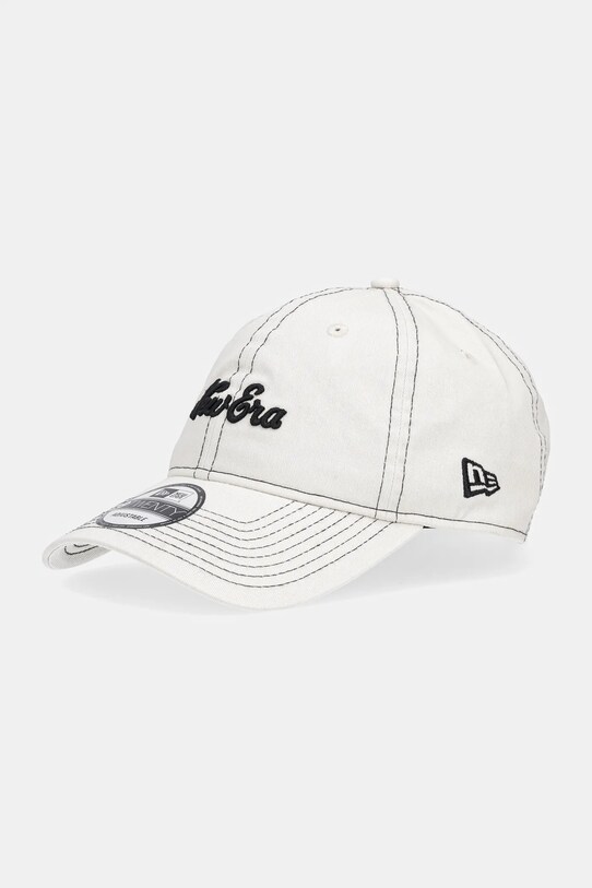 New Era șapcă de baseball din bumbac bumbac bej 60595290