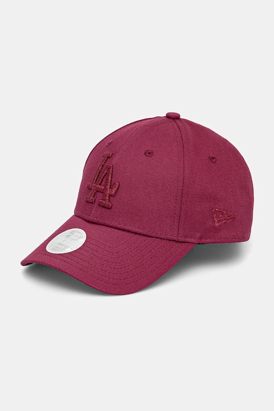 Bavlněná baseballová čepice New Era bavlna růžová 60595493