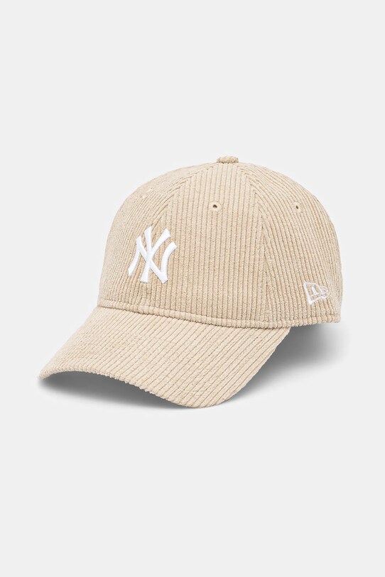 New Era șapcă de baseball din catifea imprimeu bej 60595358