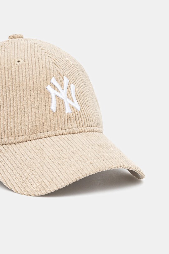 New Era șapcă de baseball din catifea 60595358 bej SS25