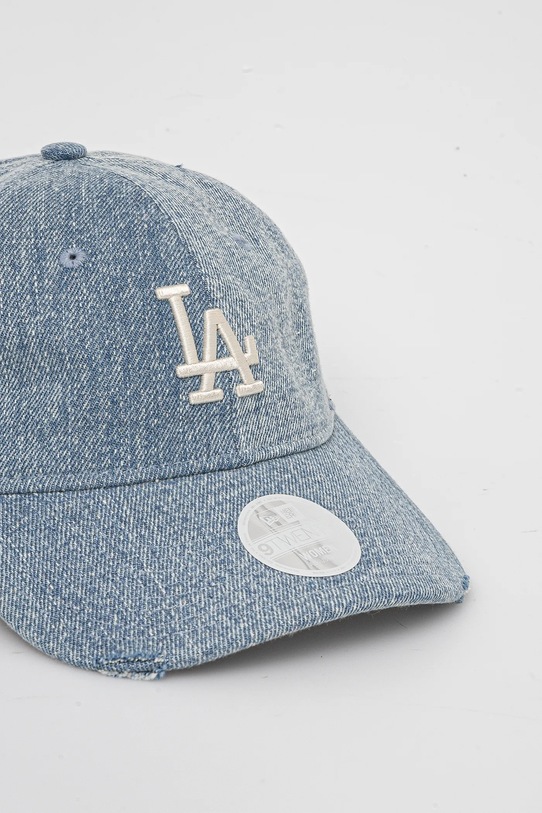 New Era cappelo con visiera jeans 60595376 blu SS25