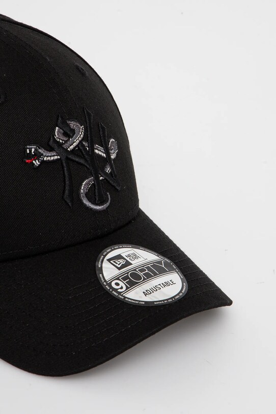 Хлопковая кепка New Era 60595224 чёрный SS25