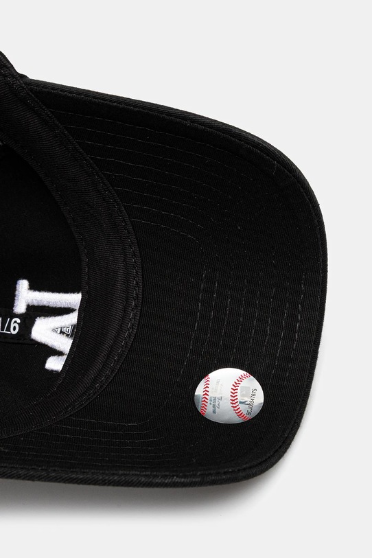 New Era șapcă de baseball din bumbac Washed 920 LA negru 60579077