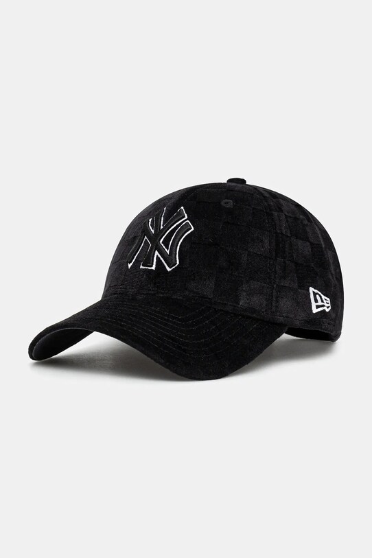 New Era czapka z daszkiem Tonal Check 940 NYY wzorzyste czarny 60595442