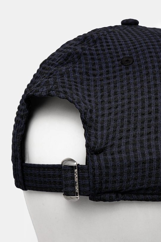 Akcesoria New Era czapka z daszkiem Seersucker 940 NYY 60595251 granatowy