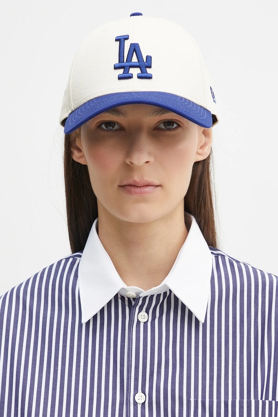Bavlněná baseballová čepice New Era Colour Block 940 LA Dodgers 60595217