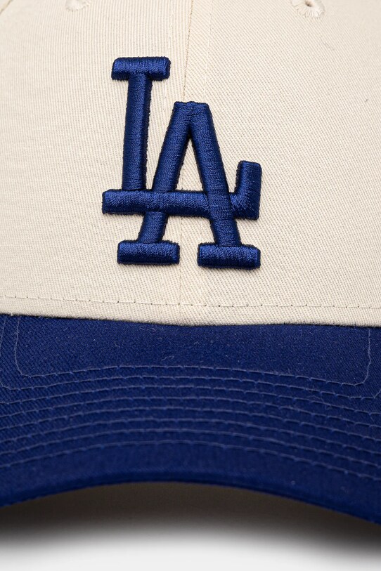 New Era czapka z daszkiem bawełniana Colour Block 940 LA Dodgers 60595217 beżowy SS25