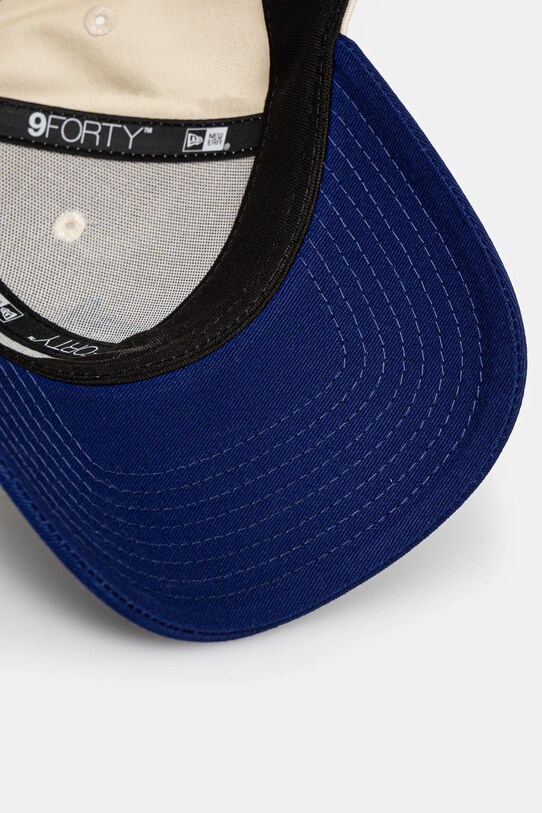 Bavlněná baseballová čepice New Era Colour Block 940 LA Dodgers béžová 60595217