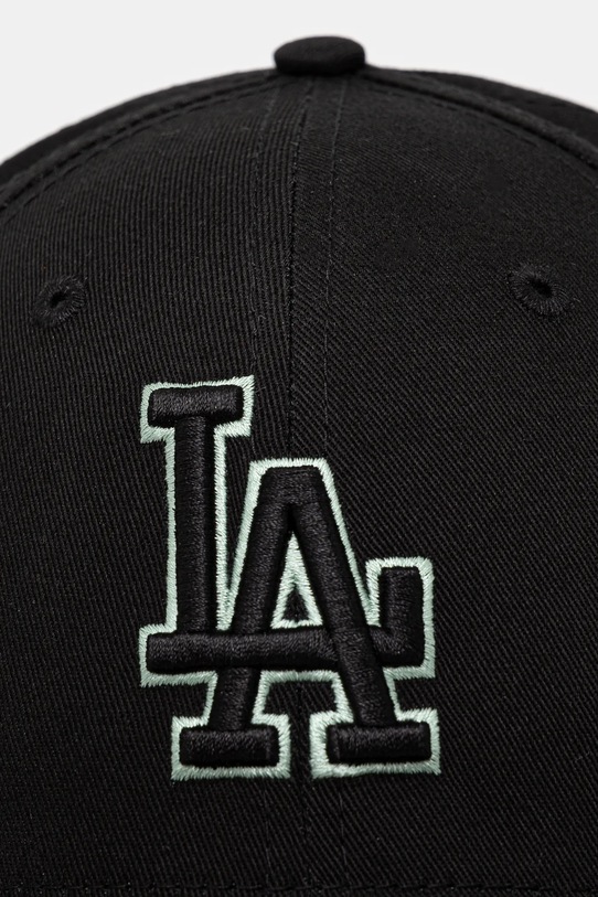 Хлопковая кепка New Era Team Outline 940 La Dodgers 60595206 чёрный SS25