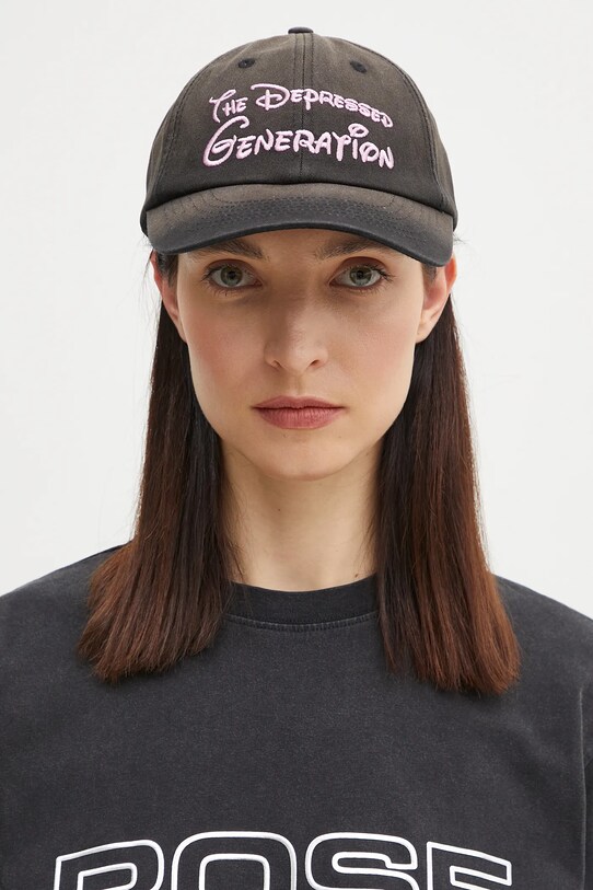 Aries czapka z daszkiem Generation Cap AR9002003 czarny SS25