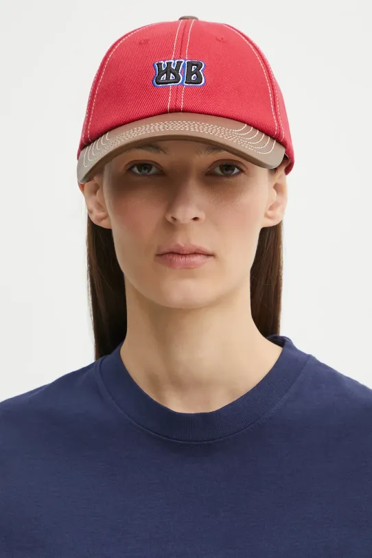 Wales Bonner sapca Original cu modele rosu US25HA07.349