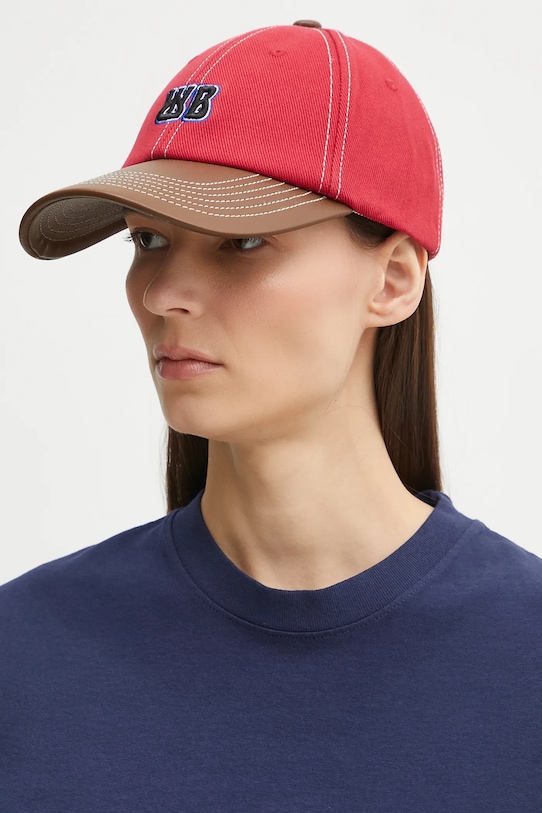 Wales Bonner sapca Original US25HA07.349 rosu SS25