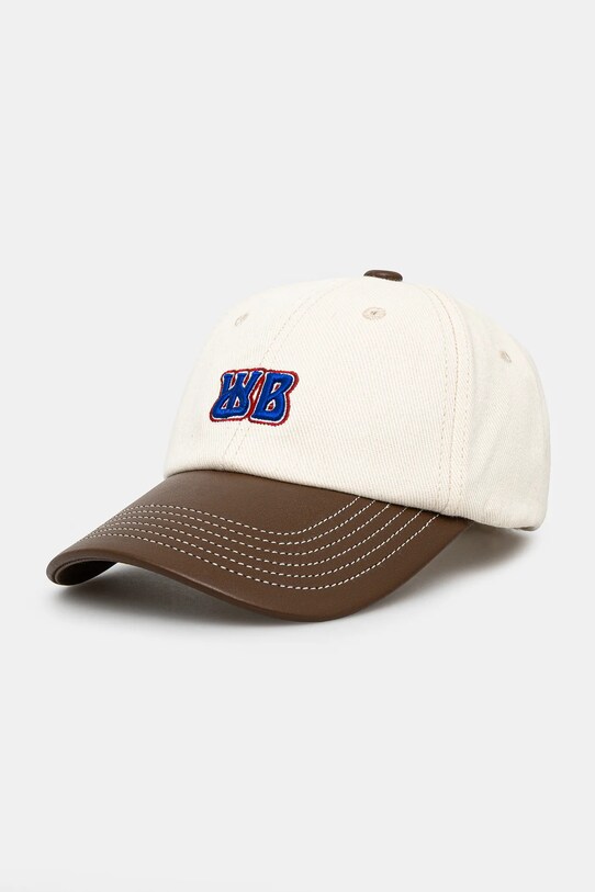 Wales Bonner czapka z daszkiem bawełniana Original bawełna beżowy US25HA07.000