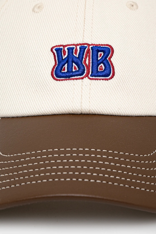 Wales Bonner czapka z daszkiem bawełniana Original US25HA07.000 beżowy SS25