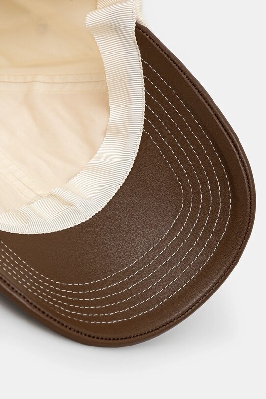 Wales Bonner czapka z daszkiem bawełniana Original beżowy US25HA07.000