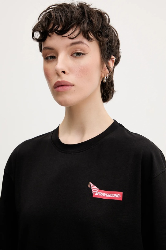Sprayground t-shirt bawełniany SP15012BLK
