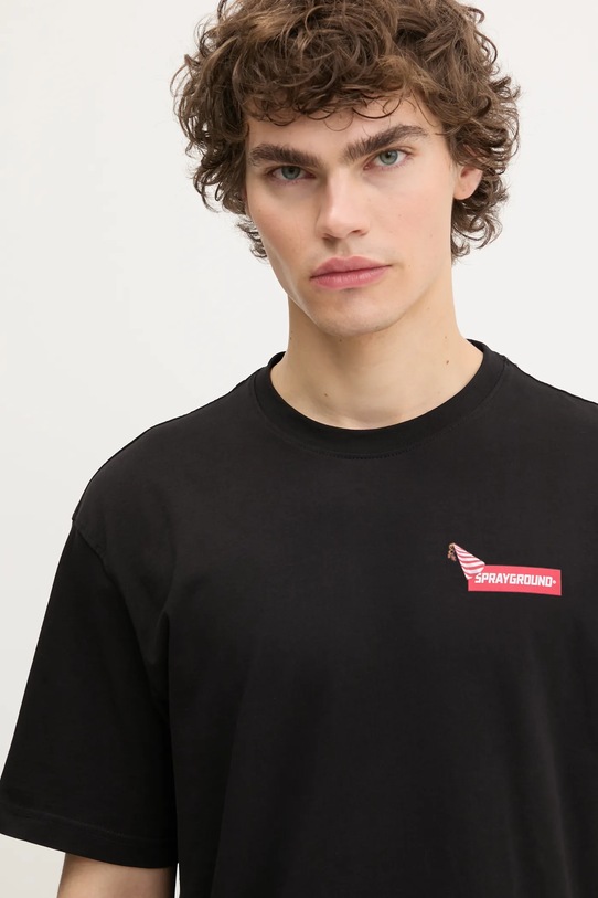 Sprayground t-shirt bawełniany SP15012BLK