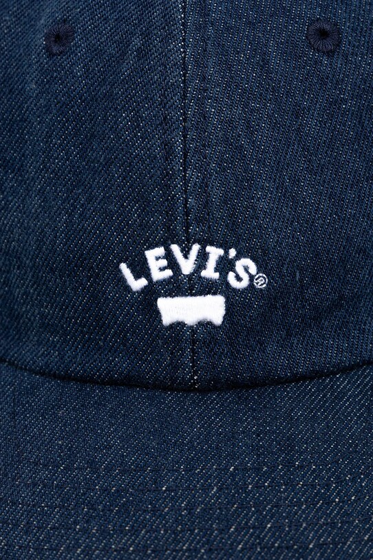 Levi's czapka z daszkiem bawełniana 000AG.0003 granatowy SS25