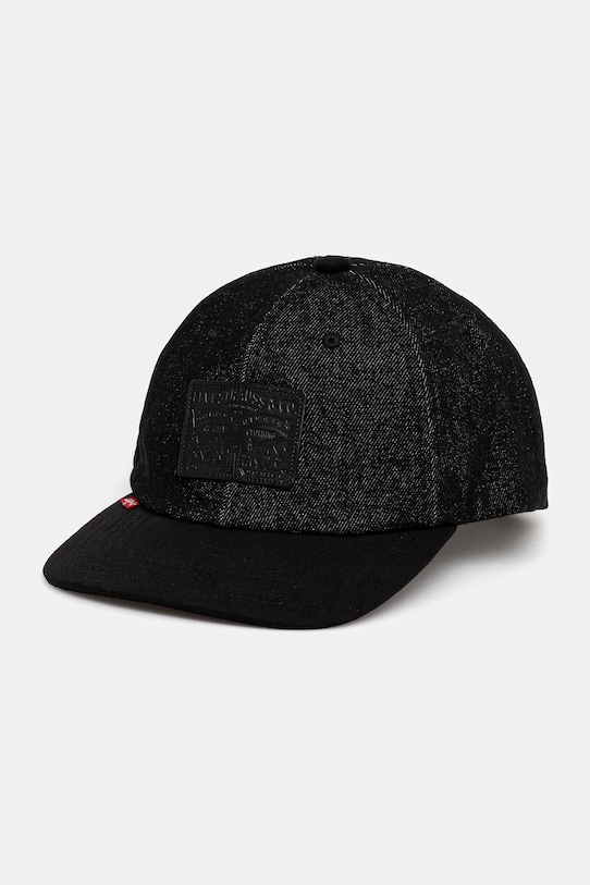 Levi's czapka z daszkiem aplikacja czarny 000A9.0012