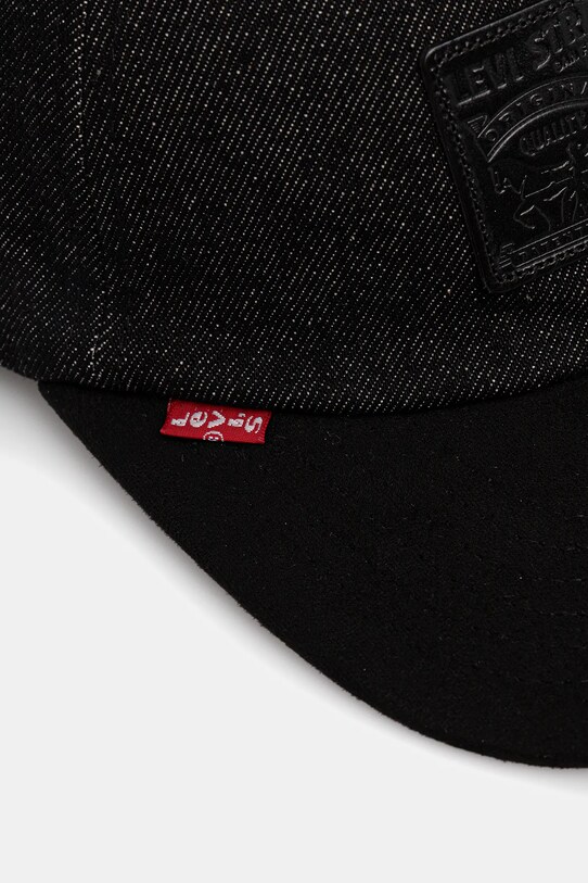 Levi's czapka z daszkiem 000A9.0012 czarny SS25