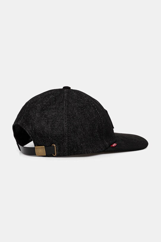 Akcesoria Levi's czapka z daszkiem 000A9.0012 czarny