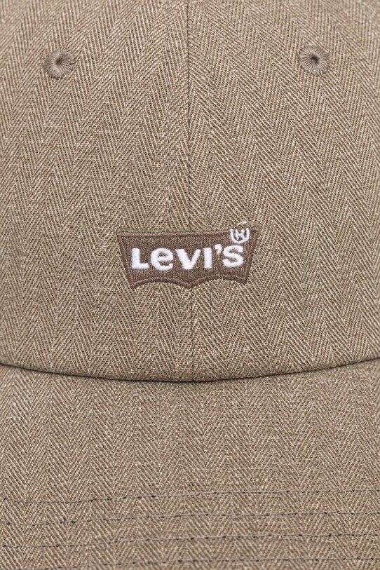 Levi's șapcă de baseball din bumbac 000MP.0002 verde SS25