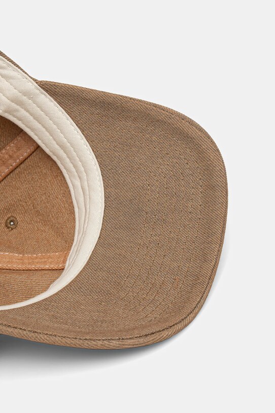 Βαμβακερό καπέλο του μπέιζμπολ Levi's μπεζ D7589.0017