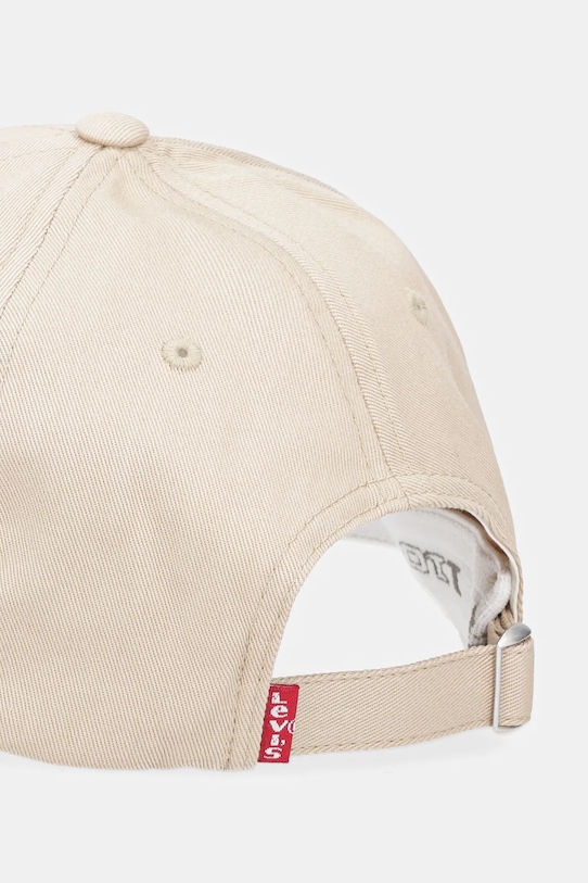 Akcesoria Levi's czapka z daszkiem D7723.0025 beżowy